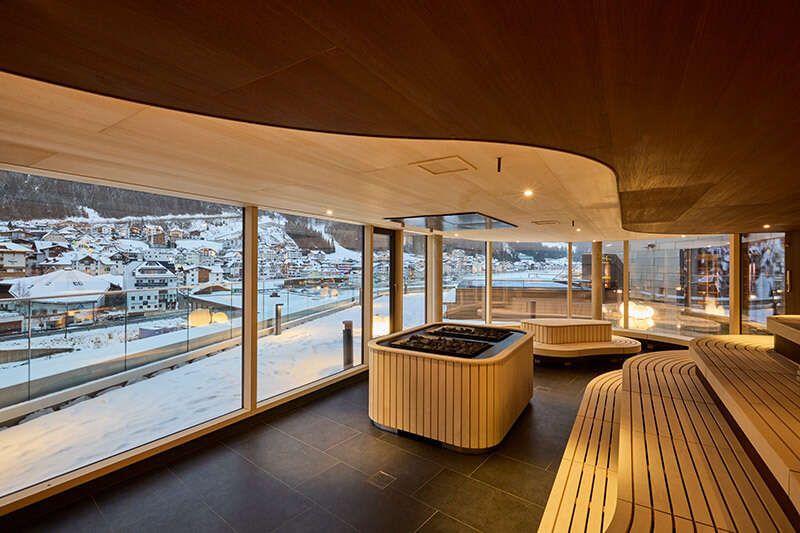 Saunabereich in der Silvretta Therme Ischgl 