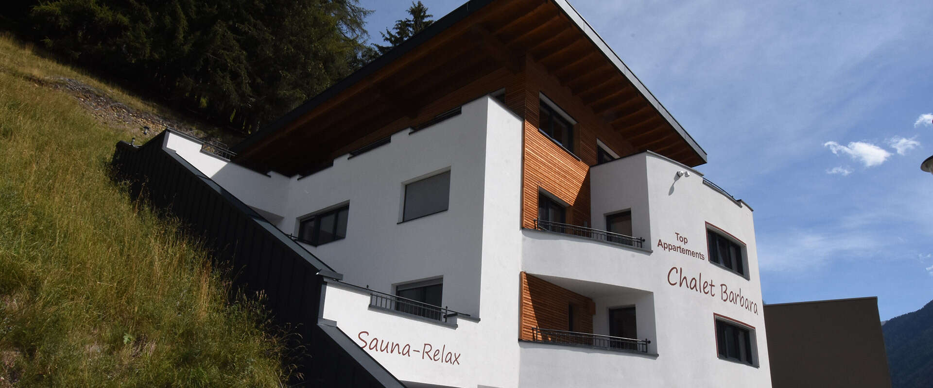 Chalet Barbara in Mathon im Sommer